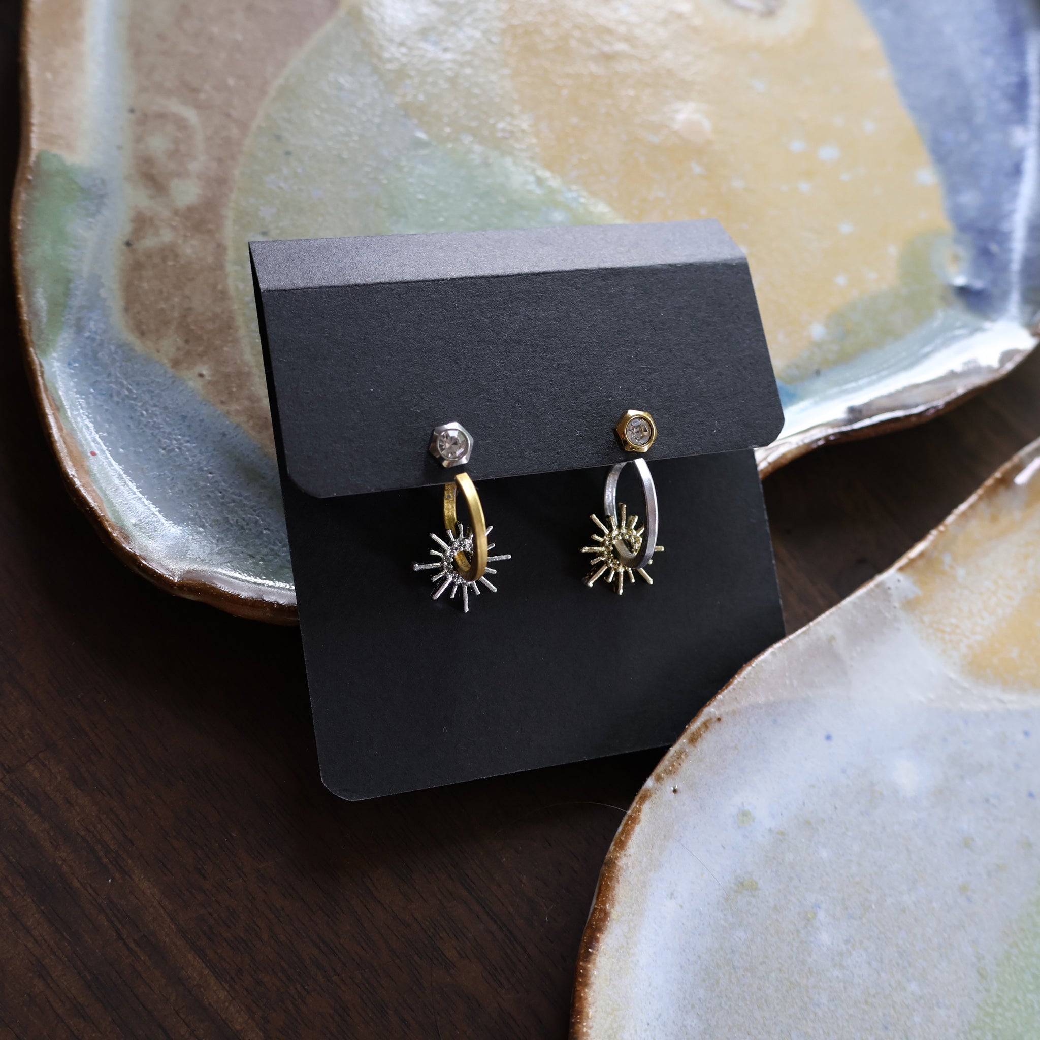 Hoop Earring Jacket with Charm | Liz Fox Roseberry
