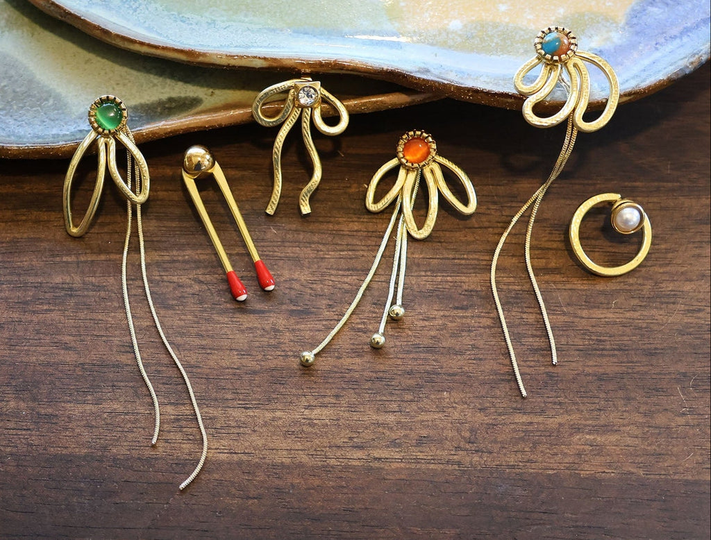 Liz Fox Roseberry - Versatile earring jackets handmade in Austin, TX