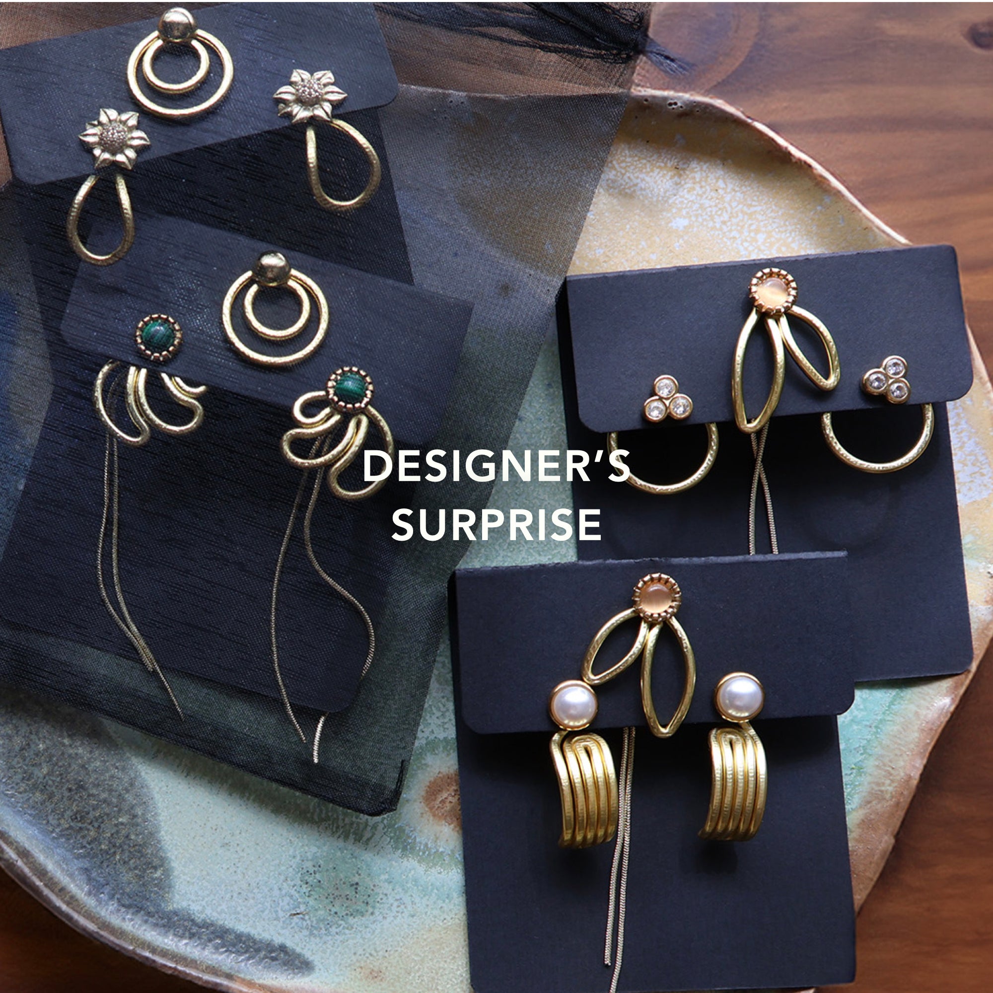 Mystery Trio Bundle of Earring Jackets | Liz Fox Roseberry