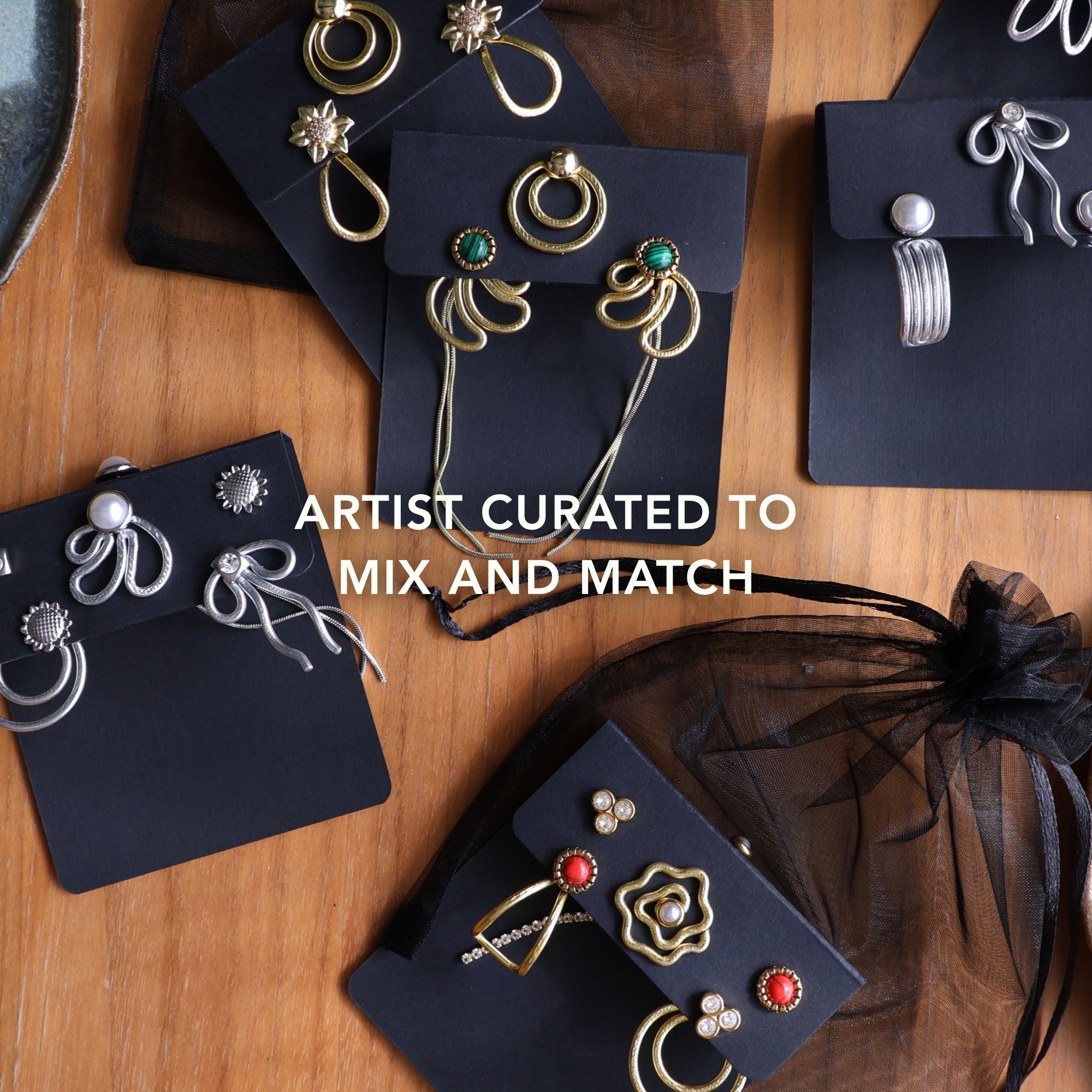 Mystery Trio Bundle of Earring Jackets | Liz Fox Roseberry