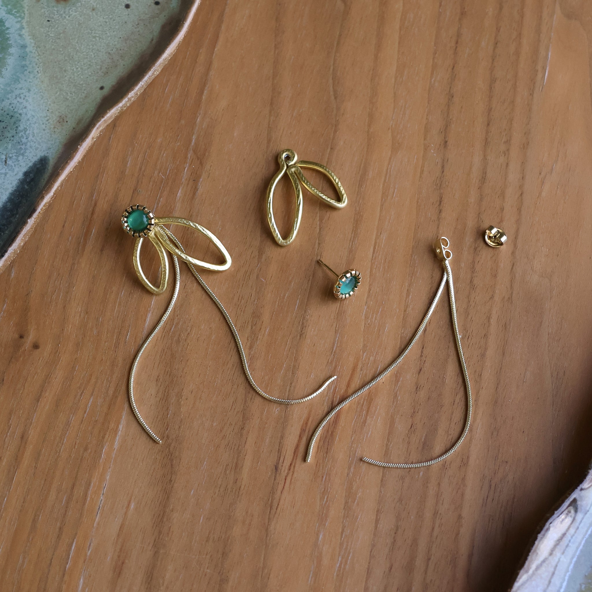 Sapling Earring Jackets | Liz Fox Roseberry