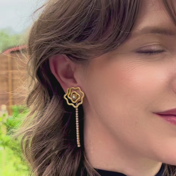 Rose Earring Jacket | Liz Fox Roseberry
